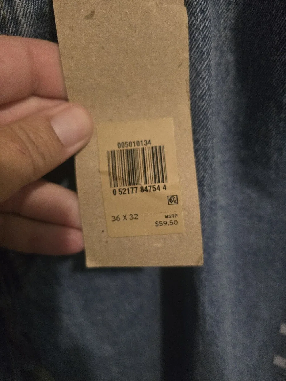 Levi's Strauss 501 Original Medium Wash Button Fly Denim Jeans Men's 36 x 32 NWT